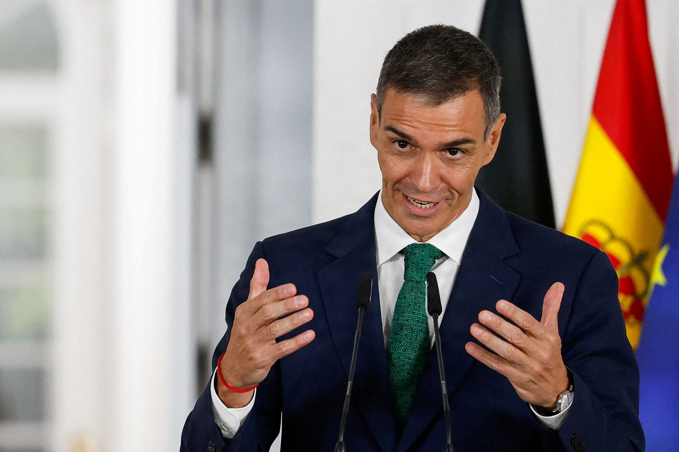 Siden 2018 har Pedro Sanchéz været premierminister i Spanien. Nu skal landet til valg, men Socialistpartiet ligger bag det konservative Partido Popular i målingerne. (Arkivfoto).