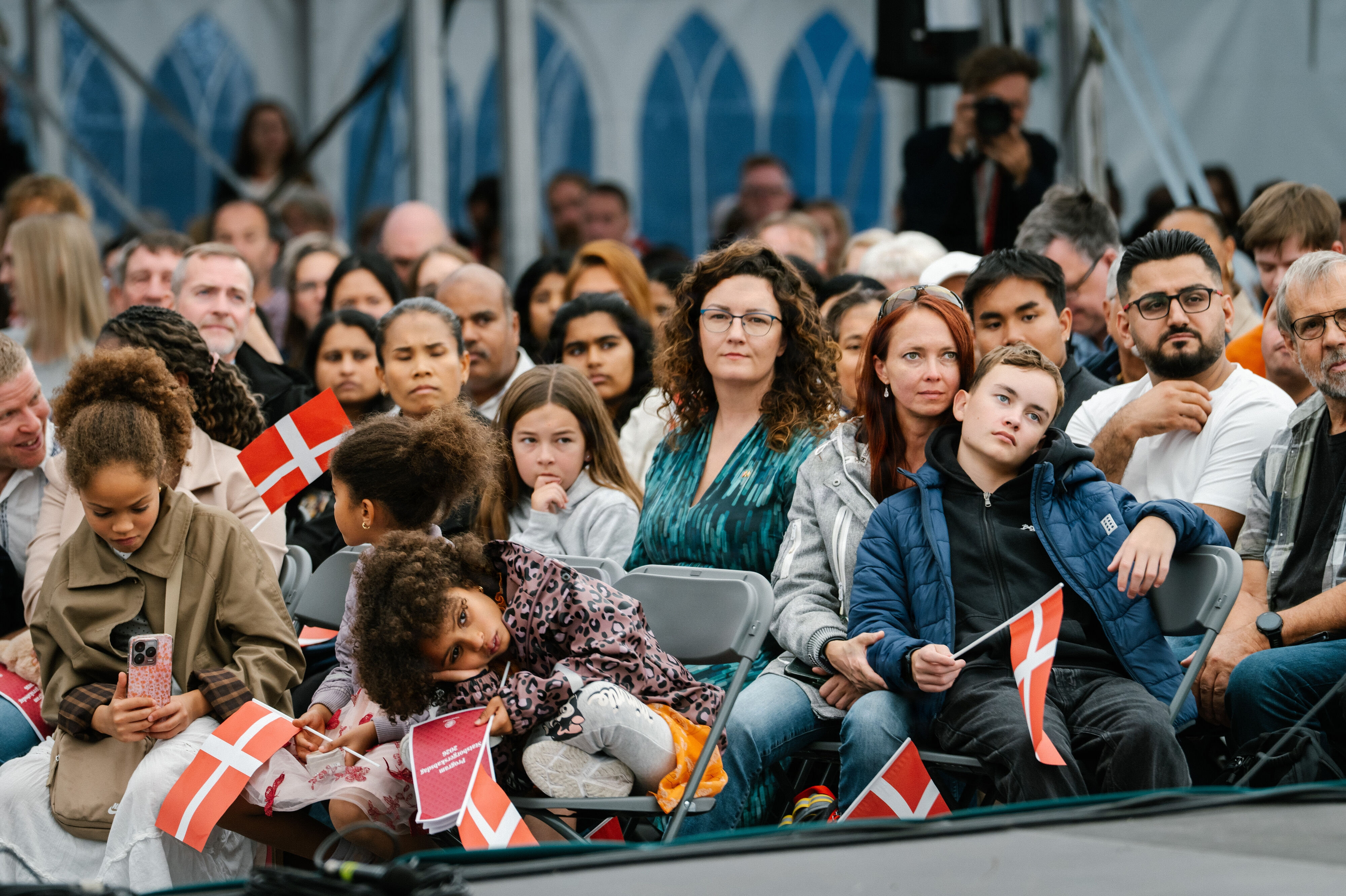 Folketinget afholdt statsborgerskabsdag 2026 på Christiansborg i København i september. (Arkivfoto).