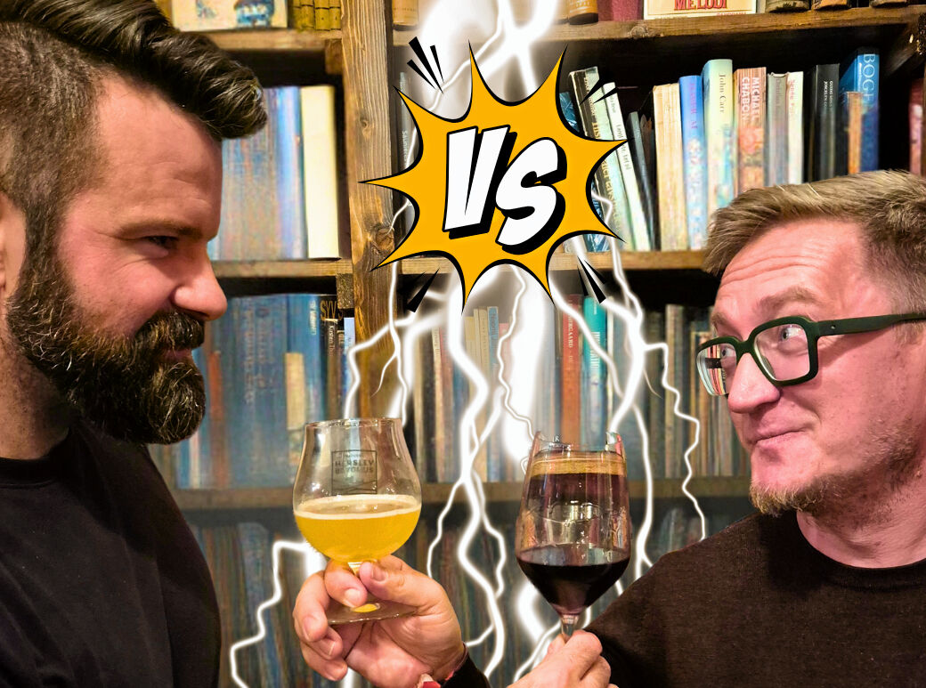 Kim Rosenkrantz og Lars Mortensen mødes igen til "Vin & Øl Battle"