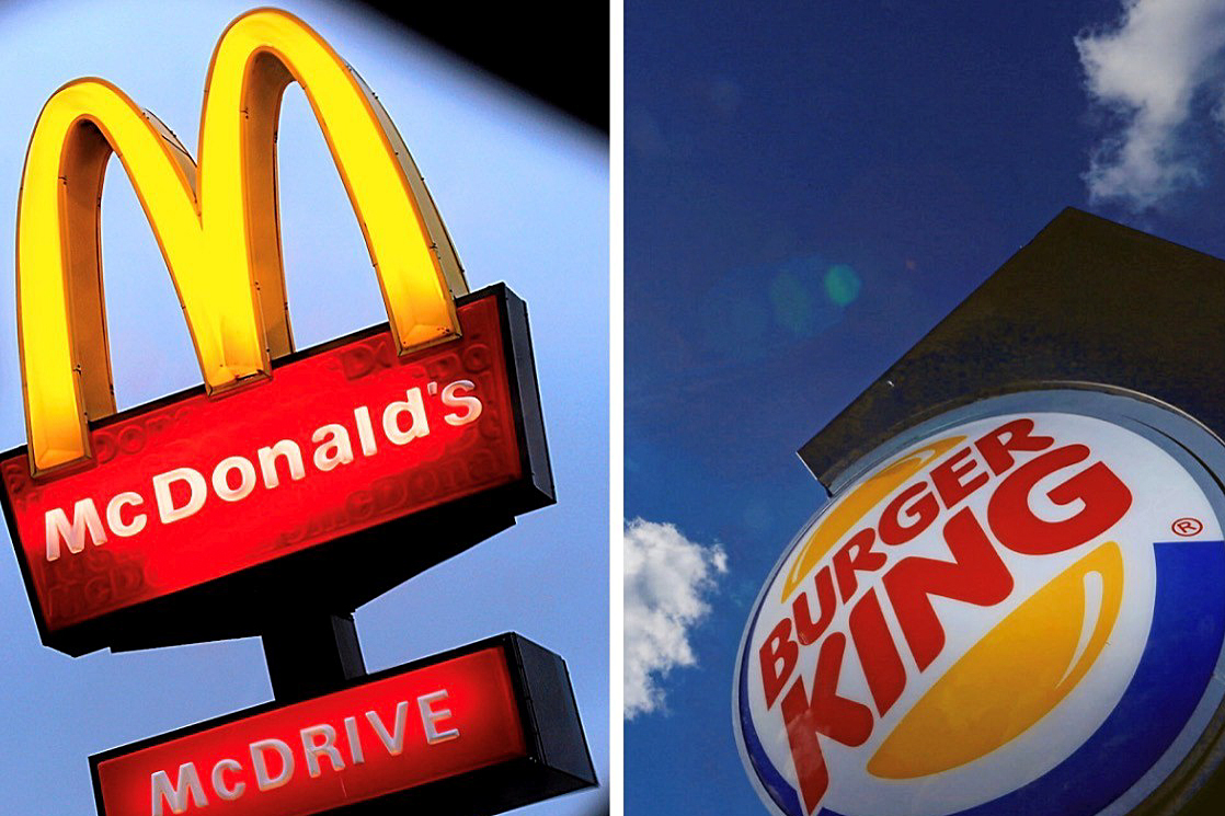 Bliver det McDonald's, Burger King eller en helt tredje kæde? Rema 1000 har indgået en aftale med en stor fastfoodaktør, men holder foreløbig navnet hemmeligt.