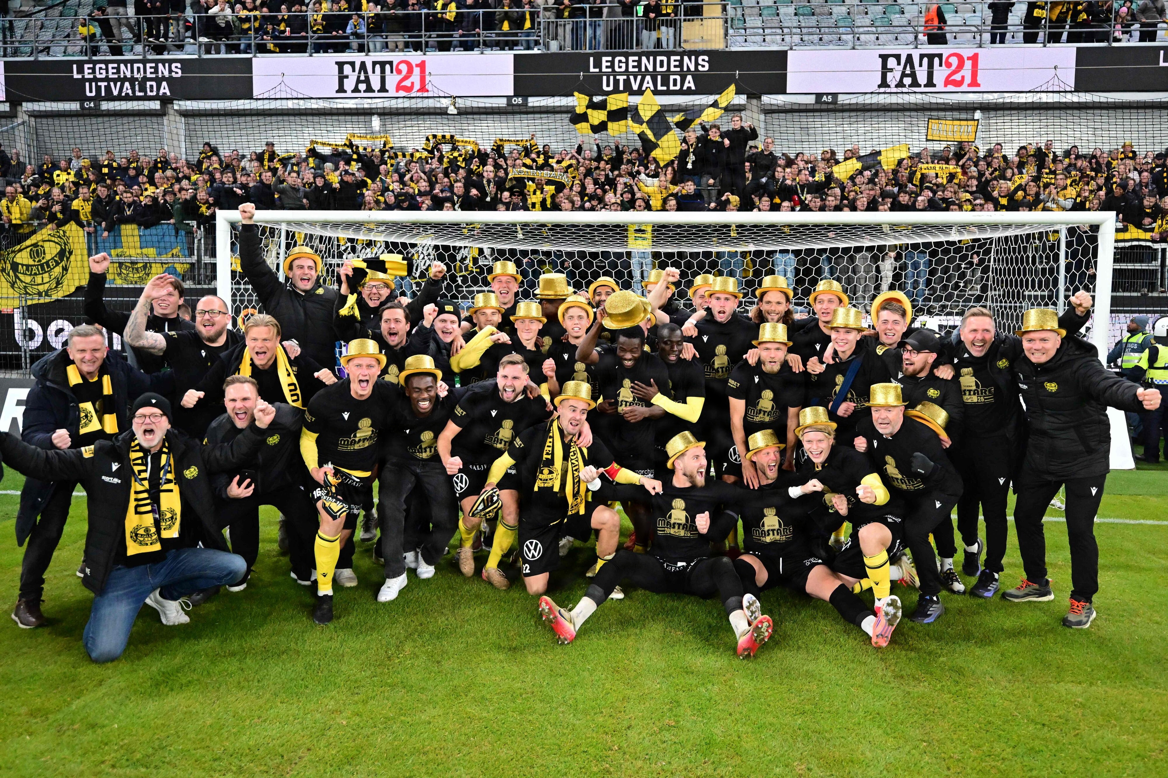 Karl Marius Aksum var assistenttræner, da Mjllby for et år siden vandt det svenske mesterskab. (Arkivfoto).