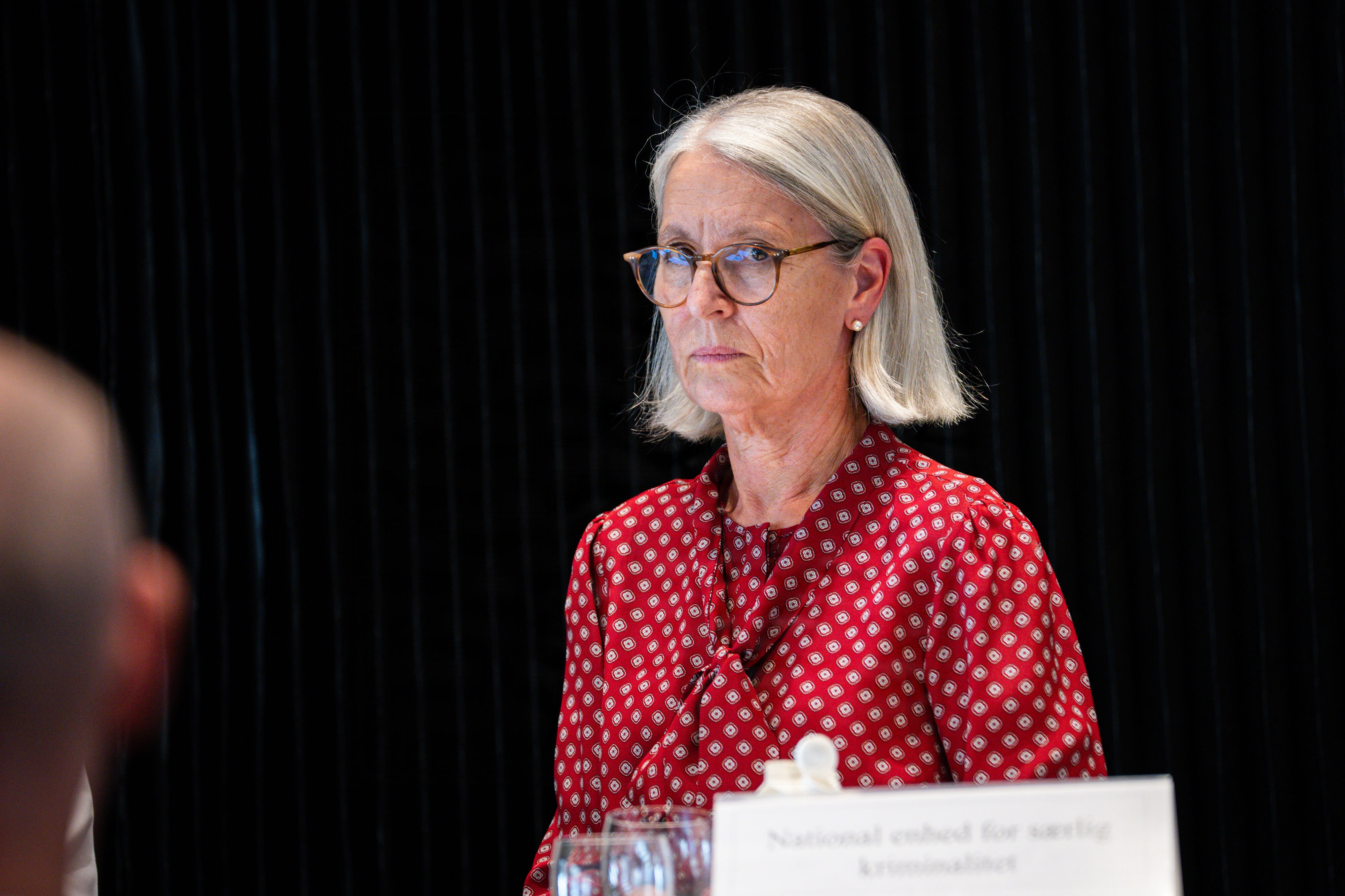 Laila Reenberg, der er direktør i Styrelsen for Samfundssikkerhed, gav tirsdag den 6. oktober en status på CPR-hændelse.