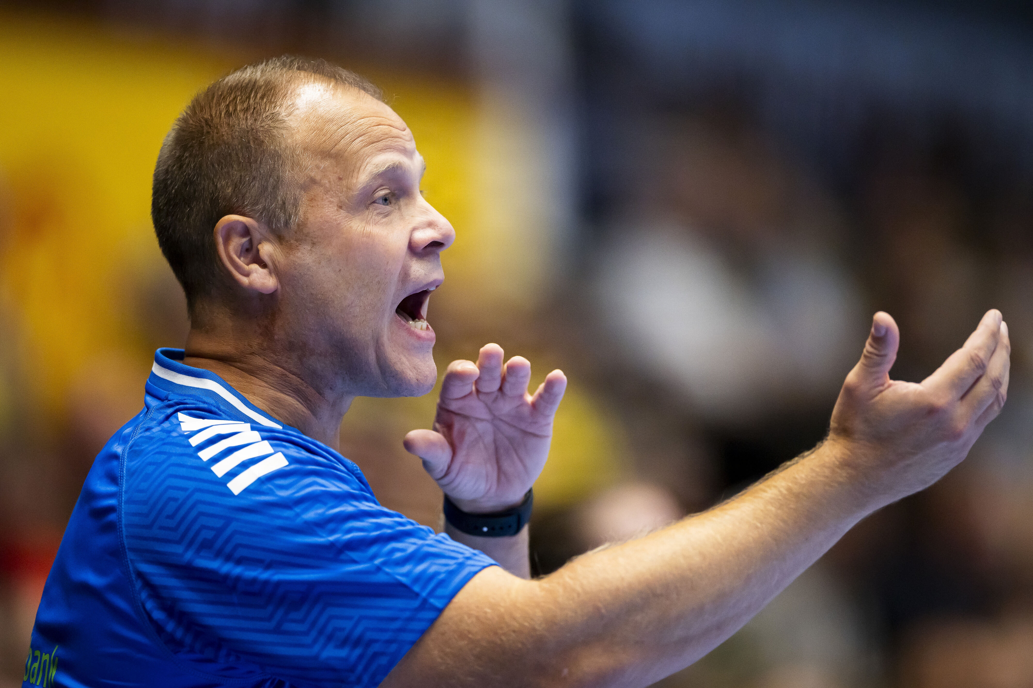 Cheftræner Claus Mogensen stopper i Ikast efter denne sæson. (Arkivfoto).
