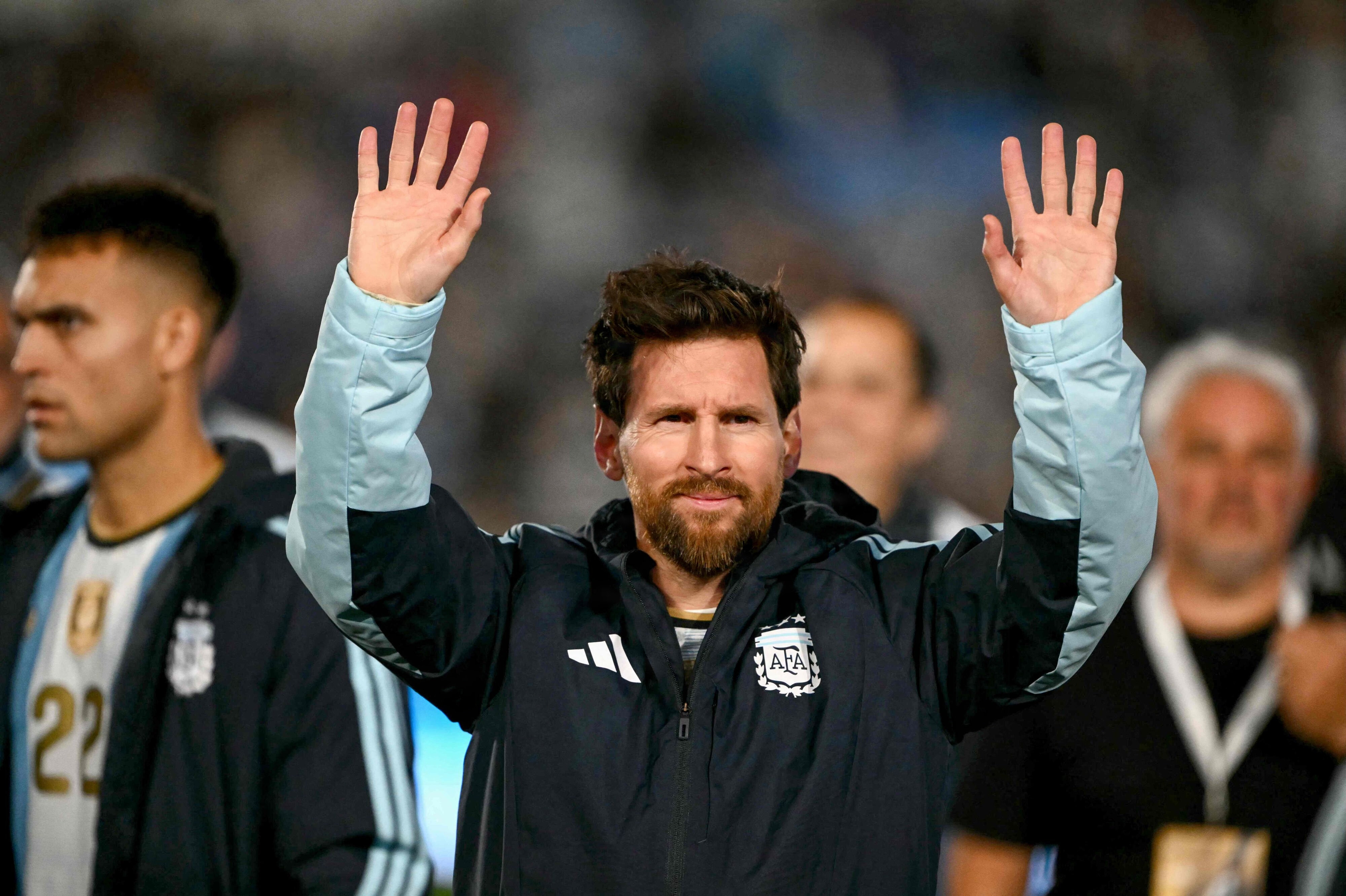 Argentinas Lionel Messi spillede tirsdag sin sidste landskamp, hvor han både scorede og lavede oplæg til to mål mod Benin. (Arkivfoto).