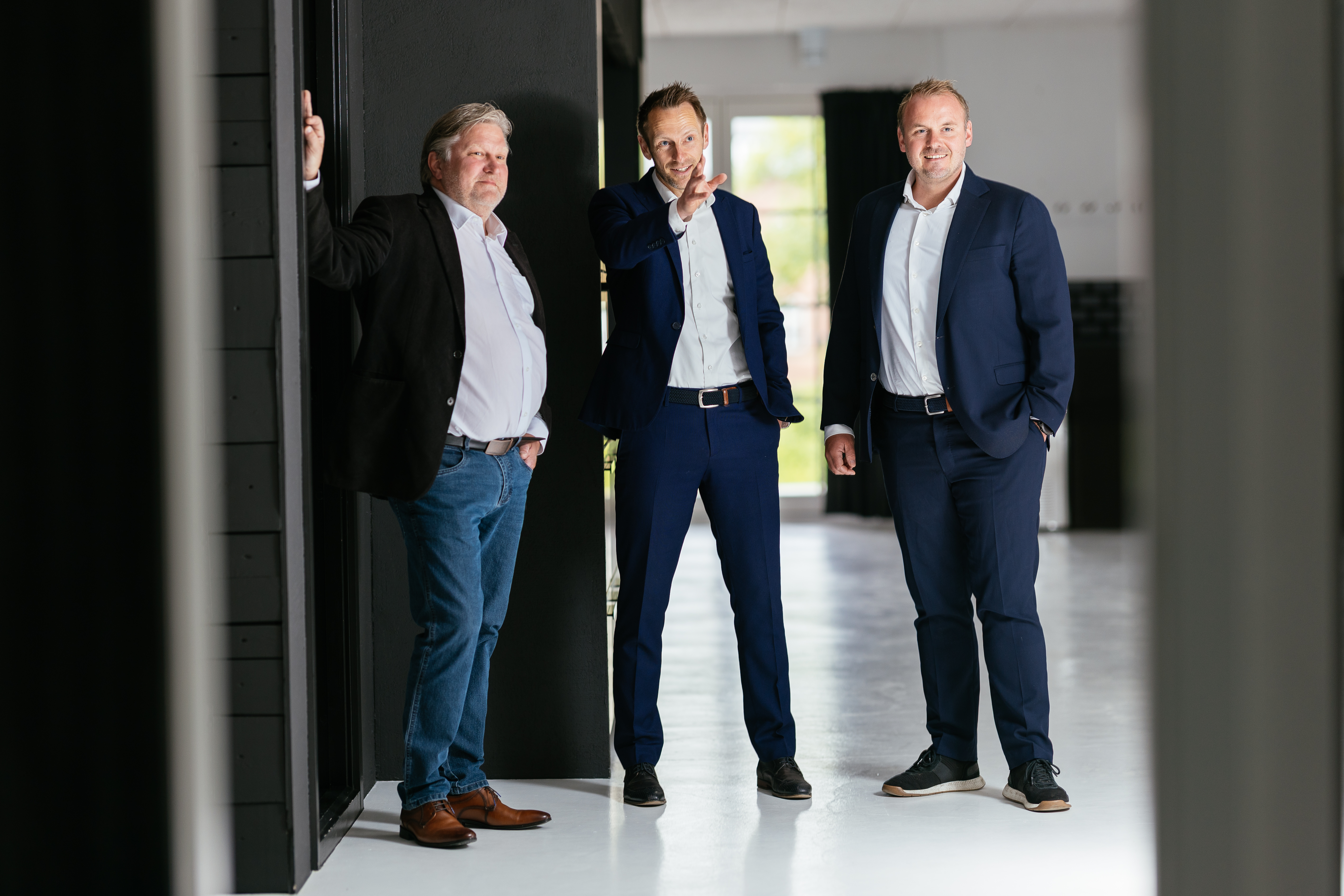 Henrik Nikolajsen, Jesper Jensen & Kenneth Hansen. Partnere i Nordicals Sjælland