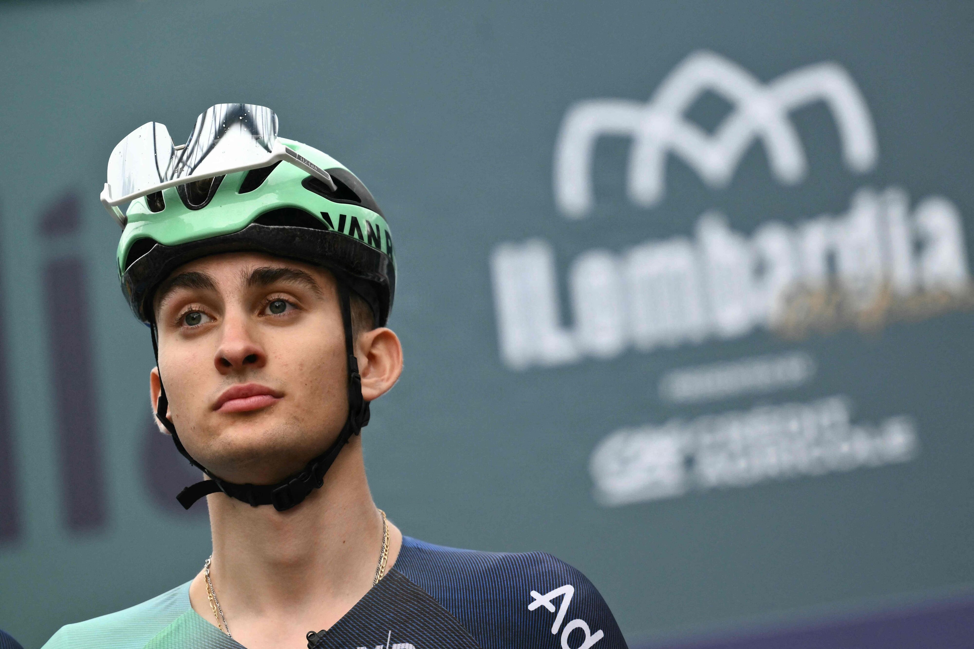Den 20-årige franske rytter Paul Seixas vandt lørdag monumentet Lombardiet Rundt.