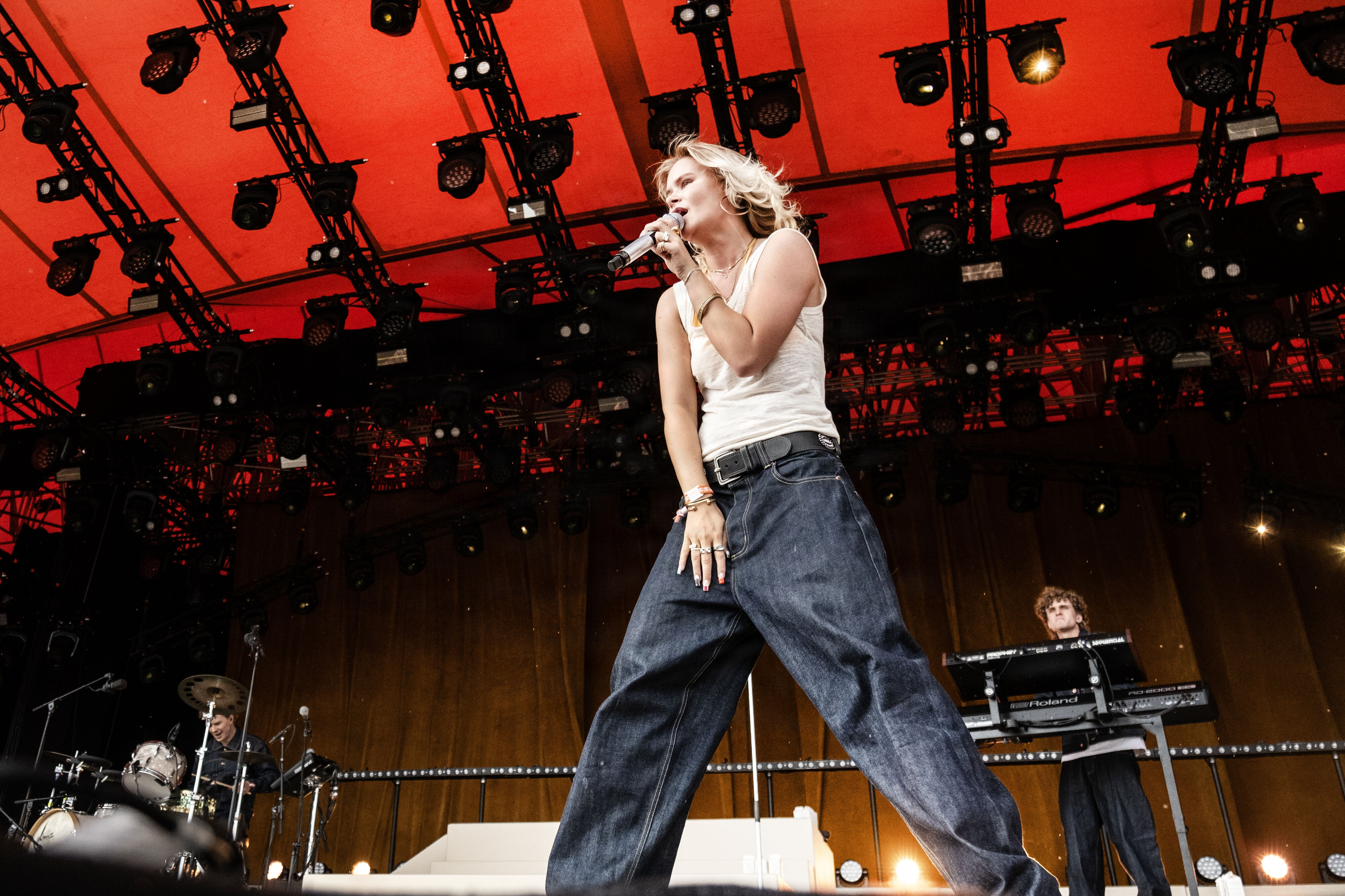 Annika Wedderkopp med kunstnernavnet Annika åbnede Orange Scene på Roskilde Festival i 2025. (Arkivfoto).