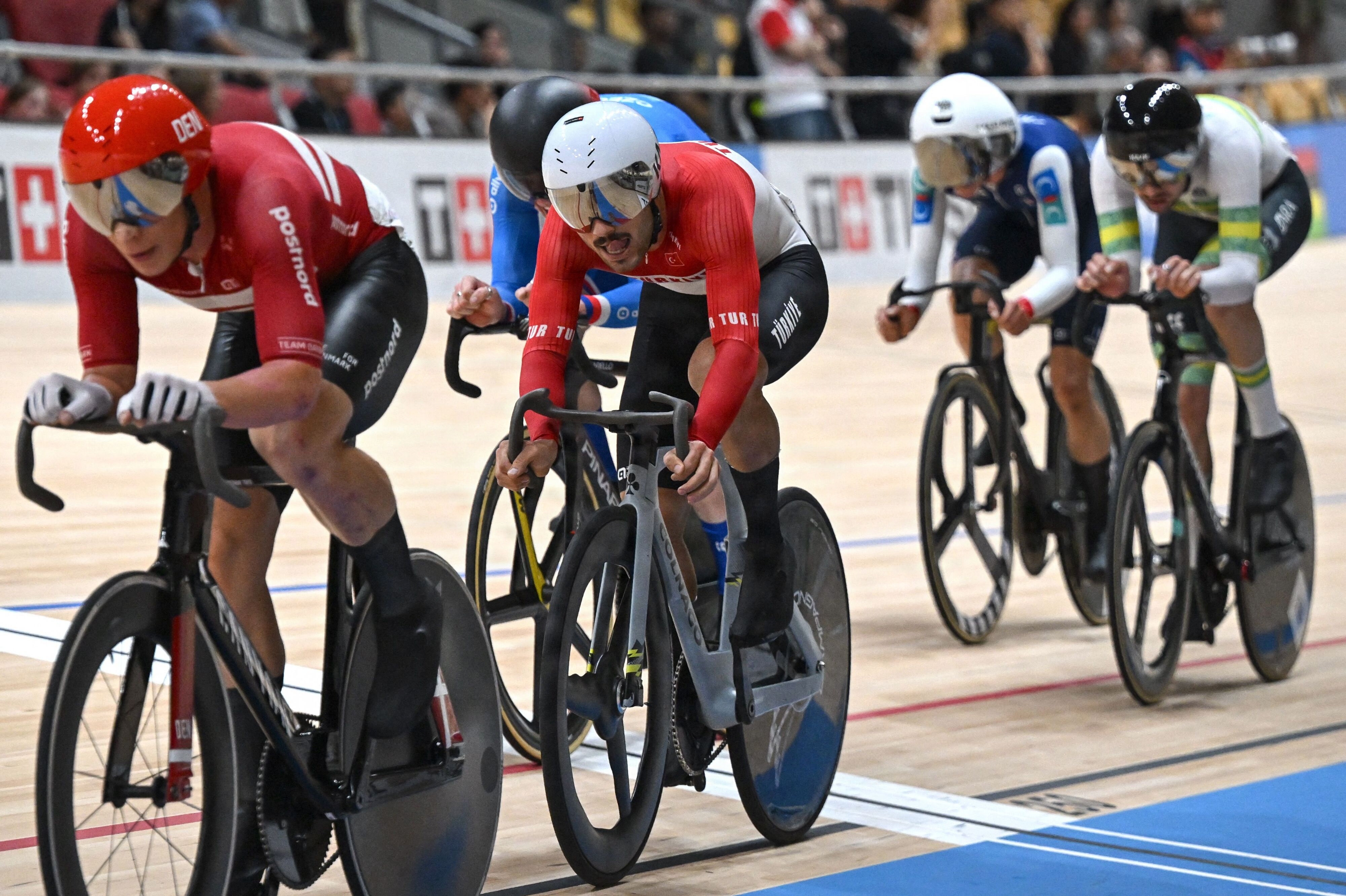 Tobias Aagard måtte nøjes med syvendepladsen i mændenes omnium.