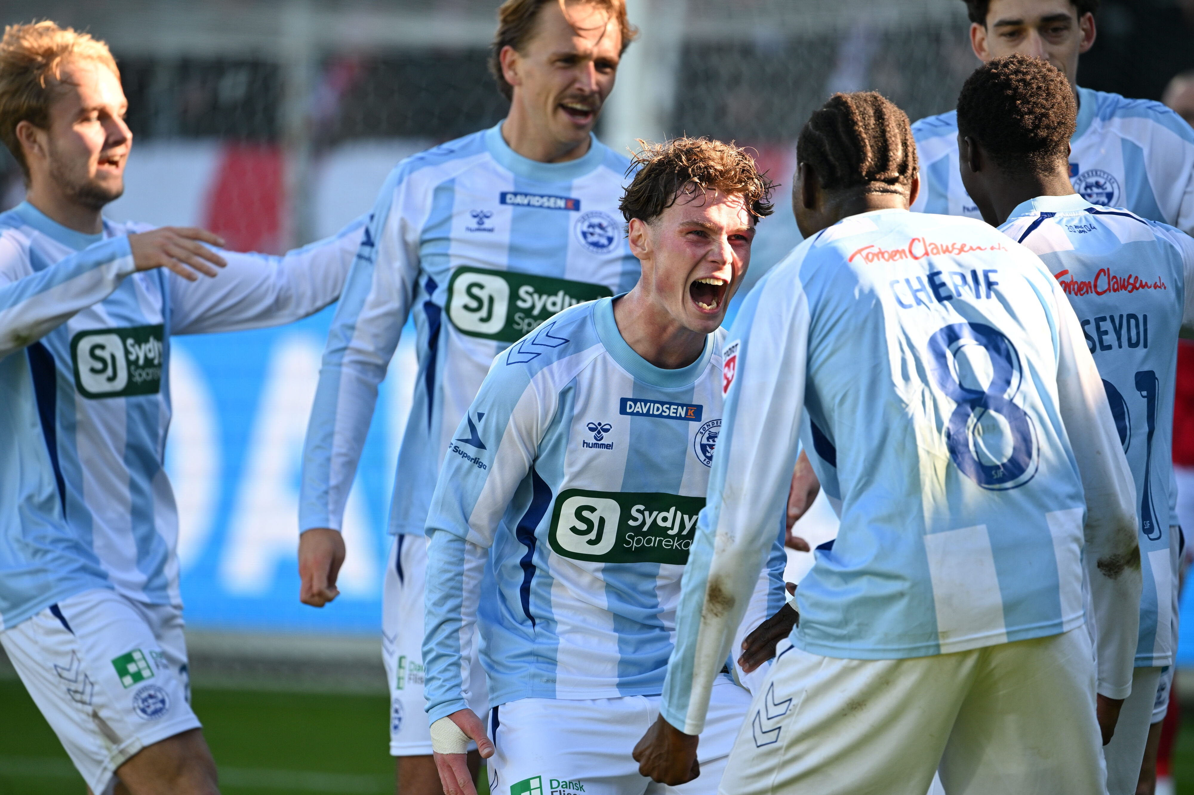 Sønderjyske-spillerne havde rigeligt at juble over i den overbevisende hjemmesejr over Silkeborg IF.