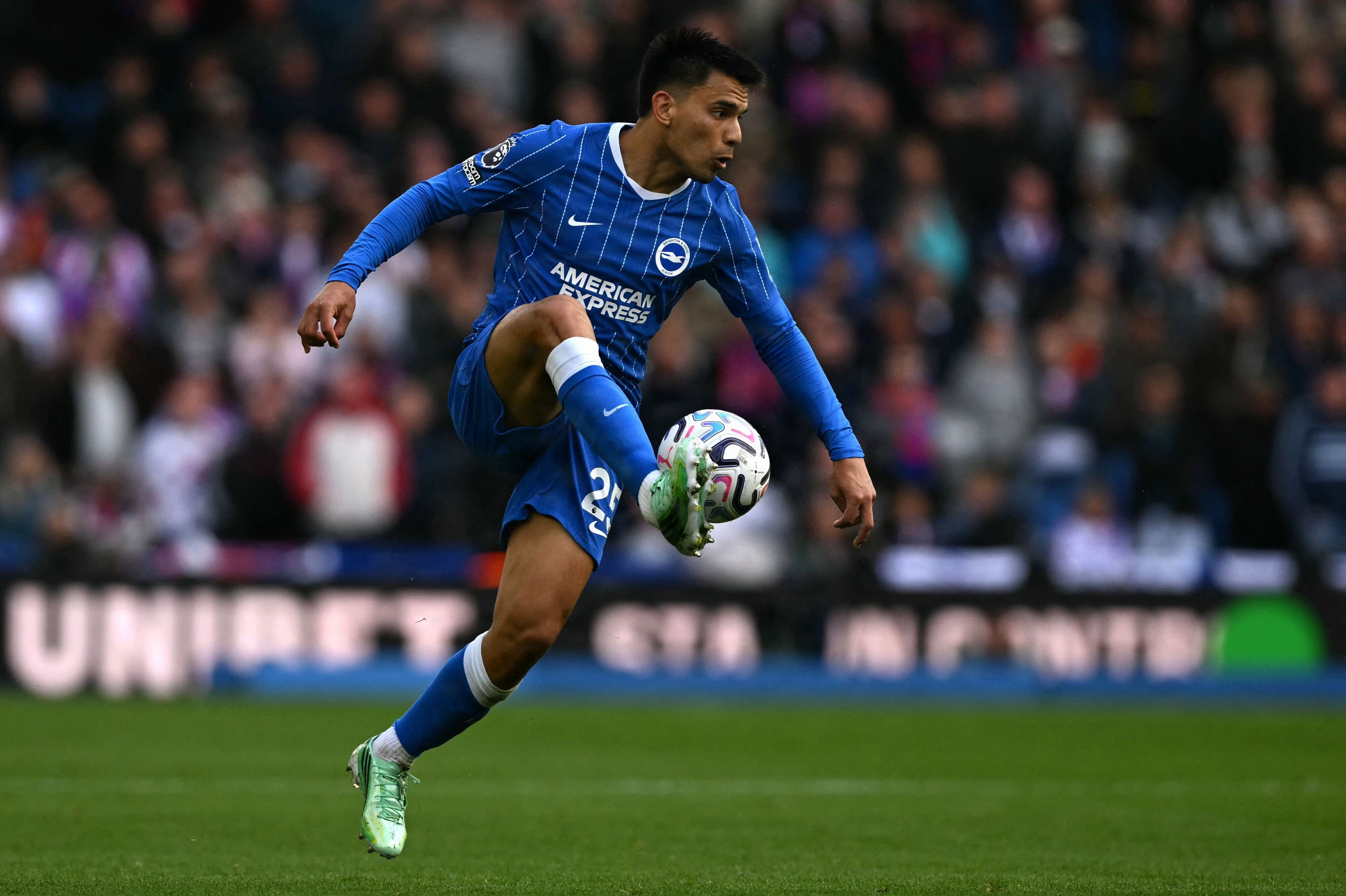 Diego Gomez stod for en mindeværdig scoring i Brightons nedsabling af Crystal Palace.