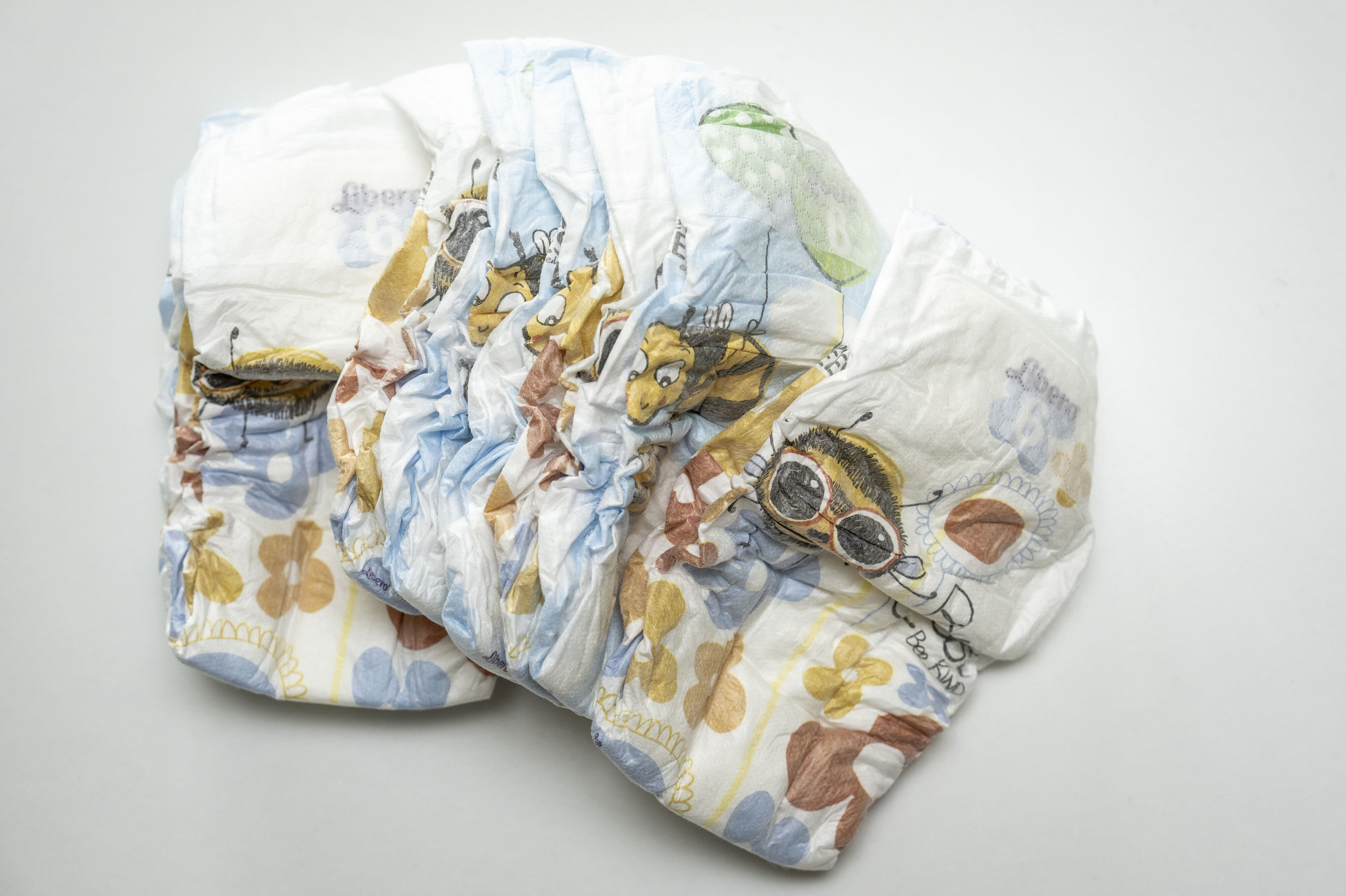 Både plast, cellulose, superabsorberende polymerer, væske og afføring kan genanvendes fra bleaffaldet. (Arkivfoto).