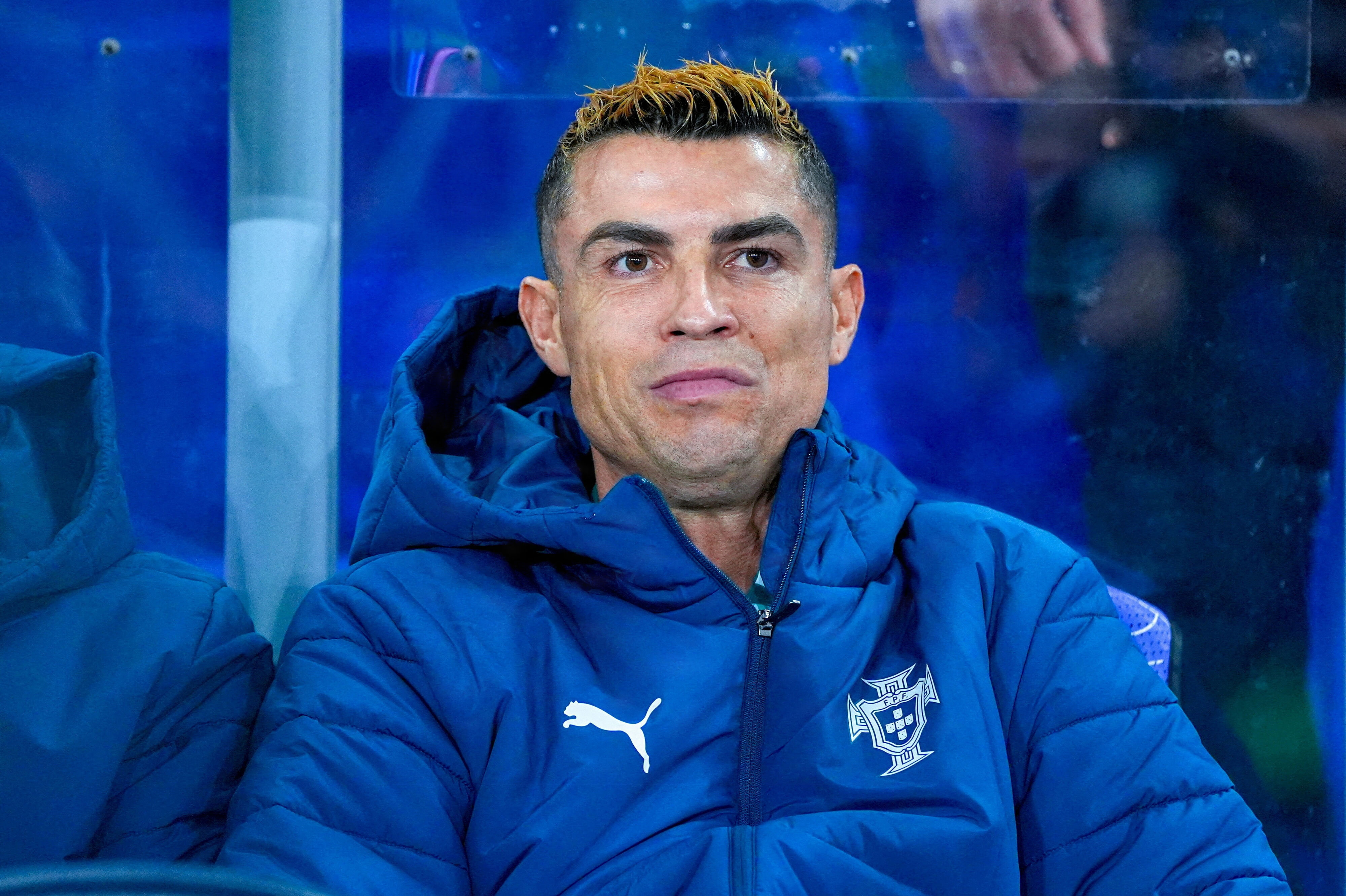 Cristiano Ronaldo er tildelt karantæne fra landsholdet i oktober, hvor der ikke spilles landskampe og en bøde på lige under 2000 kroner. (Arkivfoto).